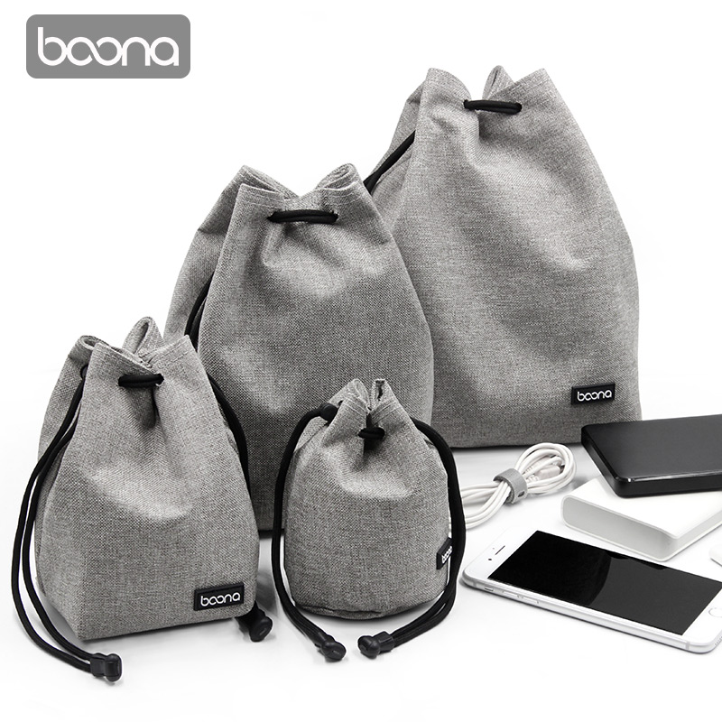 Bunner digital data storage bag charger mobile phone headphone protection bag pen electric slide mouse power cord containing box digital storage bag headphone charger mobile charging mobile phone accessories protection cloth