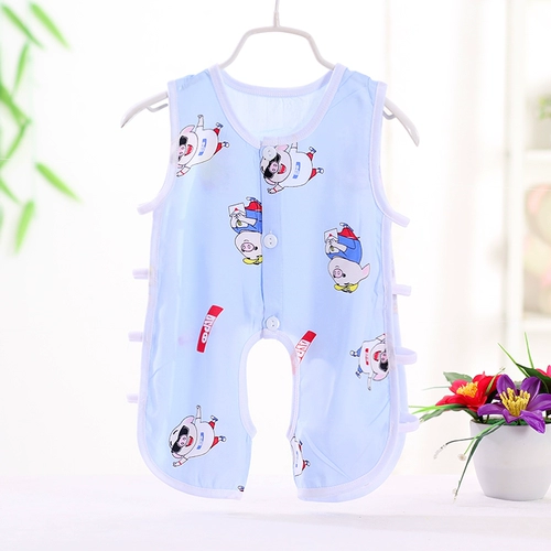 Лето младенца Pipa Lianhe Main Human Cotton Cotton Randeveless Silk Clacking Conditing Conditing Conditing Cotton Silk Hollow Clothing Clothing
