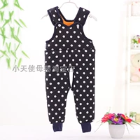 Хлопковый комбинезон в горошек