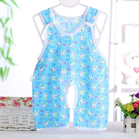 Цельнокроеная пряжка на плечо синий кролик