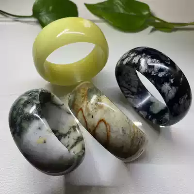 Live studio specializes in natural Xiuyu bracelets, wide tires, full-caliber Xiuyan jade bracelets, direct sales from the source