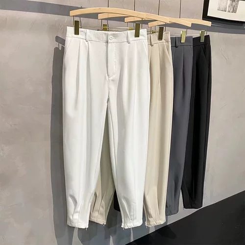 Летние повседневные брюки, трендовые модные цветные универсальные штаны, оверсайз