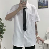 Трендовая рубашка, униформа для влюбленных для школьников, парная одежда