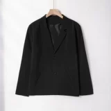 Мужской комплект, штаны, универсальная рубашка, куртка, тонкий костюм, в корейском стиле