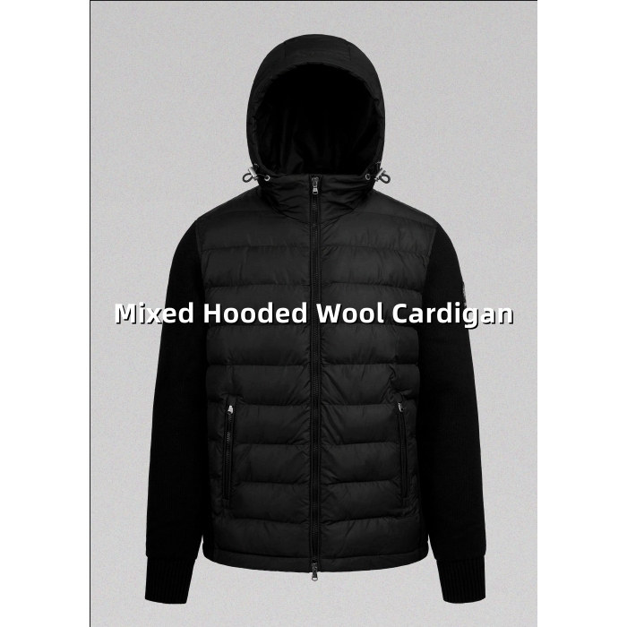 CPReps #ProID016 Mixed Hooded Wool Cardigan 混纺连帽针织羽绒