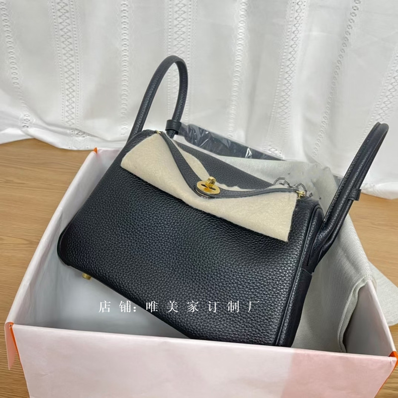Handmade Wax Thread Lindy Bag Imported Tc Cowhide Genuine Leather Women's Bag Shoulder Handbag Doctor Bag Medicine Bag Handmade Wax Thread Lindy Bag Imported Tc Cowhide Genuine Leather Women's Bag Shoulder Handbag Doctor Bag Medicine Bag