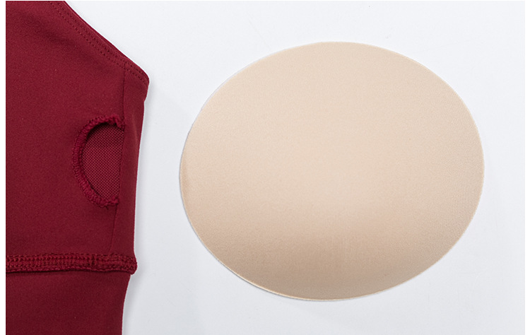 Áo vest mới màu rắn nữ mỏng bốn dòng làm đẹp trở lại áo ngực thể thao mà không có vành chạy nhanh đồ lót thể dục - Đồ lót thể thao áo tập aerobic