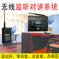 Wireless two-way monitoring intercom system Conversation room Identification room Visit room monitoring intercom loudspeaker