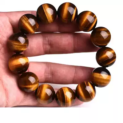 Zhaocai Tiger Eye Stone Hand Man Natural Eagle Ore Stone Single Circle Tiger Eyes Stone Hand Female