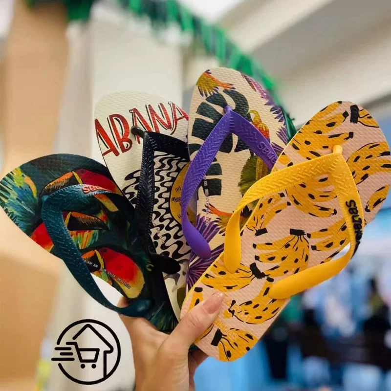 Бразильские подлинные havaianas Farm Havana летние повседневные нескользящие пляжные женские шлепанцы