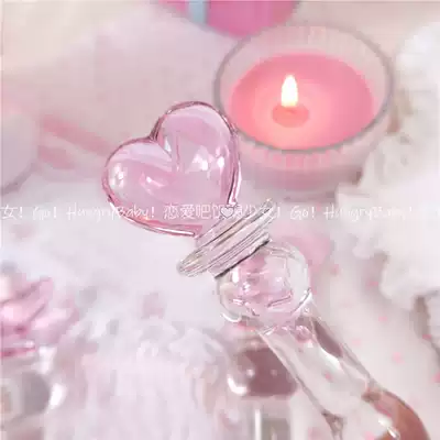 Love bar glass crystal pink love star Moon cute fairy magic wand G spot back court masturbation