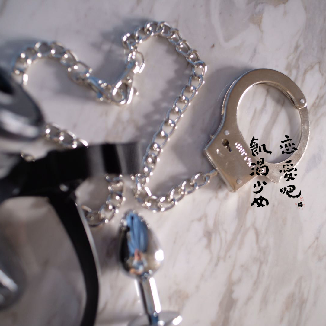 Love it, super desire, bondage, bondage, training, metal handcuffs, hyperlink, anal plug