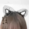 Love it thief cat Cute sexy cat girl Bell Lace mesh cat ears hairpin Fun accessories