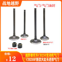 Off-road motorcycle Zongshen whiteboard machine CB250F new old model engine intake and exhaust valve valve oil sealing clip