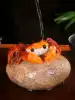 Tea pet color change crab ornaments found frog tea play lobster personality creative tea worm Small river crab Kung Fu tea play