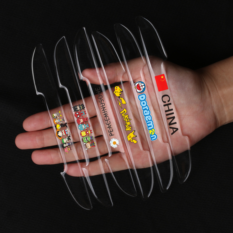 Door anti-collision strip Door side anti-scratch and bump anti-scratch strip protective sticker Car decoration supplies invisible door strip#