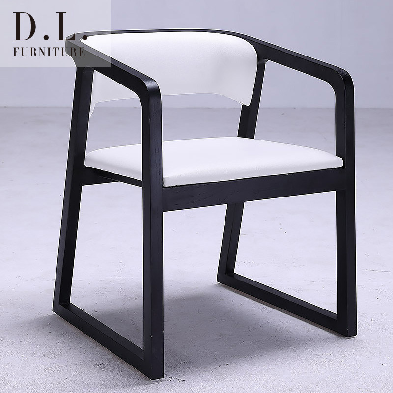 Chair modern simple Nordic dining chair back chair ash ash wood solid wood home hotel dining room with model male chair