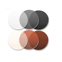 1 56 1 61 1 67 Color-changing lens resin anti-radiation anti-ultraviolet lens (tea Ash)