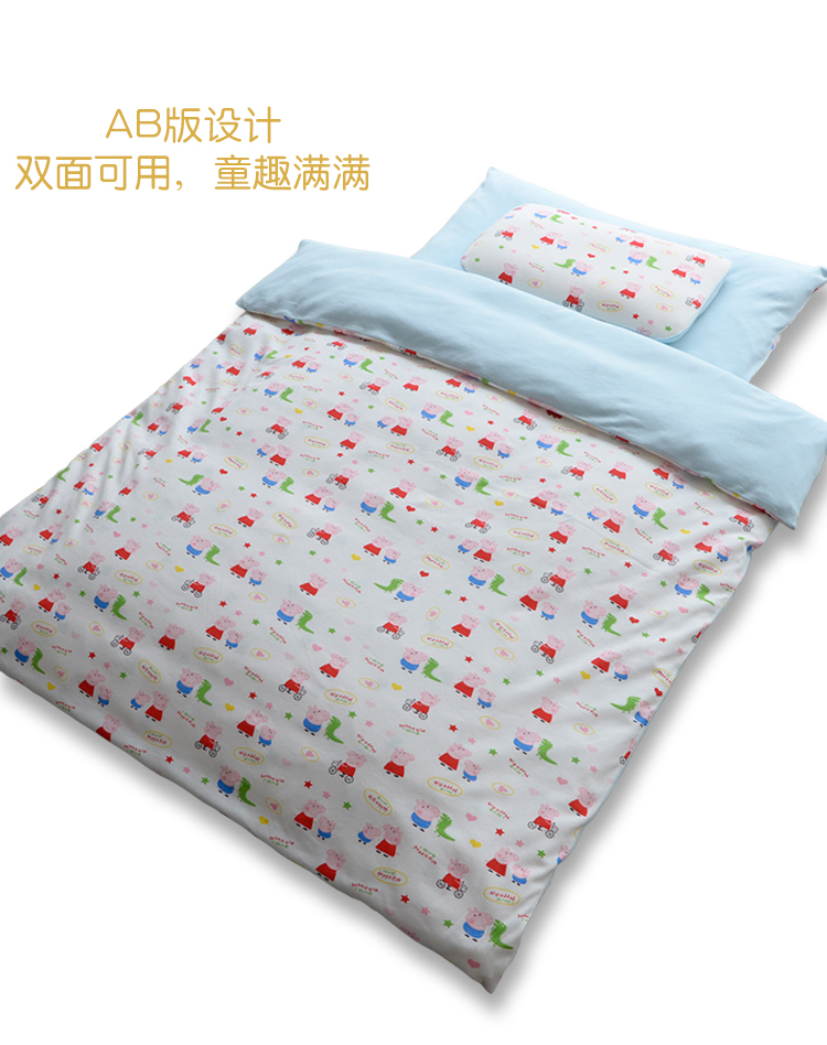 Mẫu giáo chăn ba mảnh nap dệt kim lõi bông sáu mảnh quilt cover lõi pad bởi trẻ em giường mùa đông