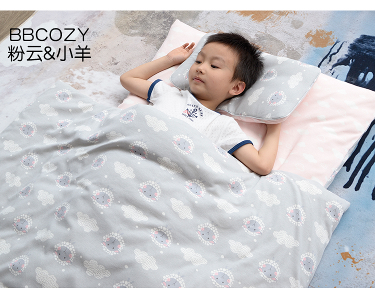 Mẫu giáo chăn ba mảnh nap dệt kim lõi bông sáu mảnh quilt cover lõi pad bởi trẻ em giường mùa đông