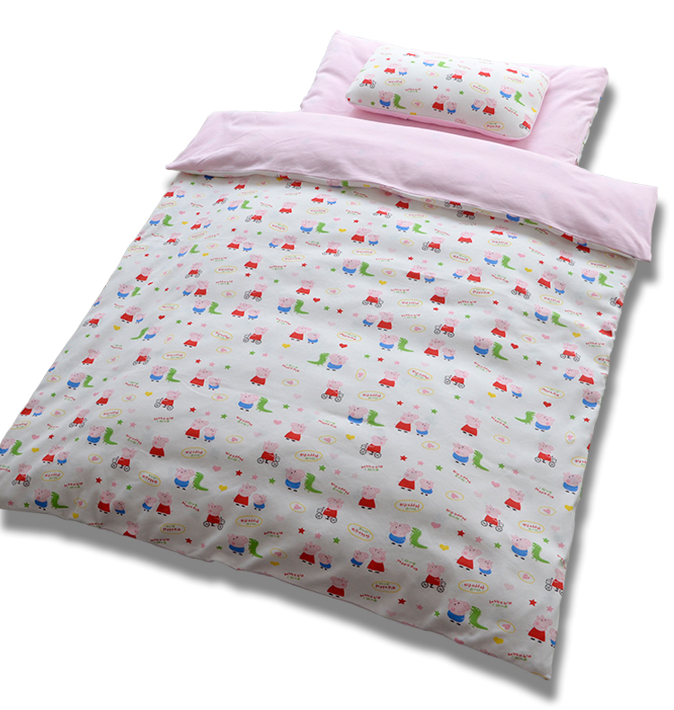 Mẫu giáo chăn ba mảnh nap dệt kim lõi bông sáu mảnh quilt cover lõi pad bởi trẻ em giường mùa đông