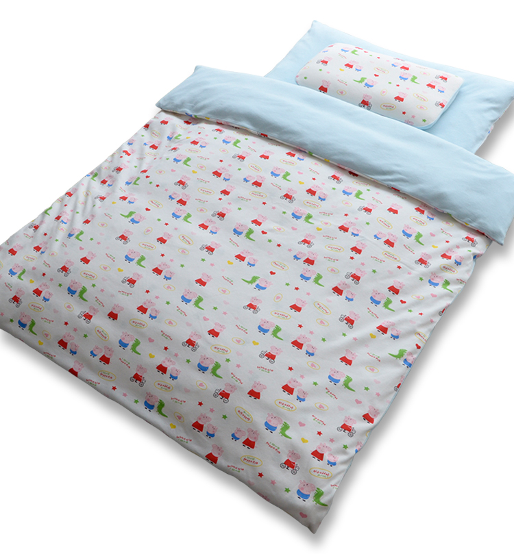 Mẫu giáo chăn ba mảnh nap dệt kim lõi bông sáu mảnh quilt cover lõi pad bởi trẻ em giường mùa đông