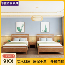 Hotel furniture standard room full set of dedicated custom room homestay e-sports single room dormitory single double bed combination