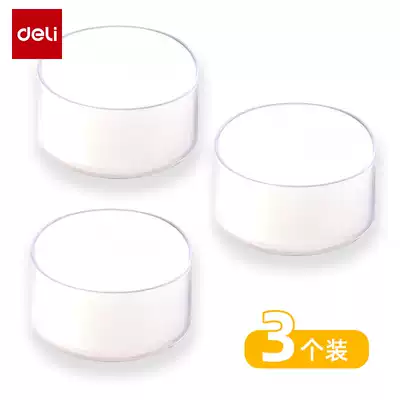 Deli cute ball counting money wet hand device Financial special banknote counting cylinder Counting money treasure money water sponge cylinder dipping water dipping box artifact creative money checking supplies page turning finger