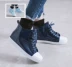 Kéo trở lại giày đi mưa nam và nữ mưa ống ngắn chống trượt giày không thấm nước giày sinh viên thời trang giày dây đai giày ống cao su đế thấp
