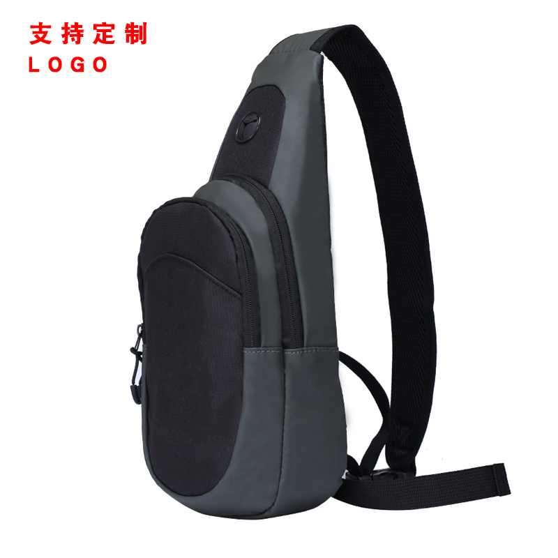 Custom LOGO men's one-shoulder messenger summer chest small backpack company group building travel gift event custom bag
