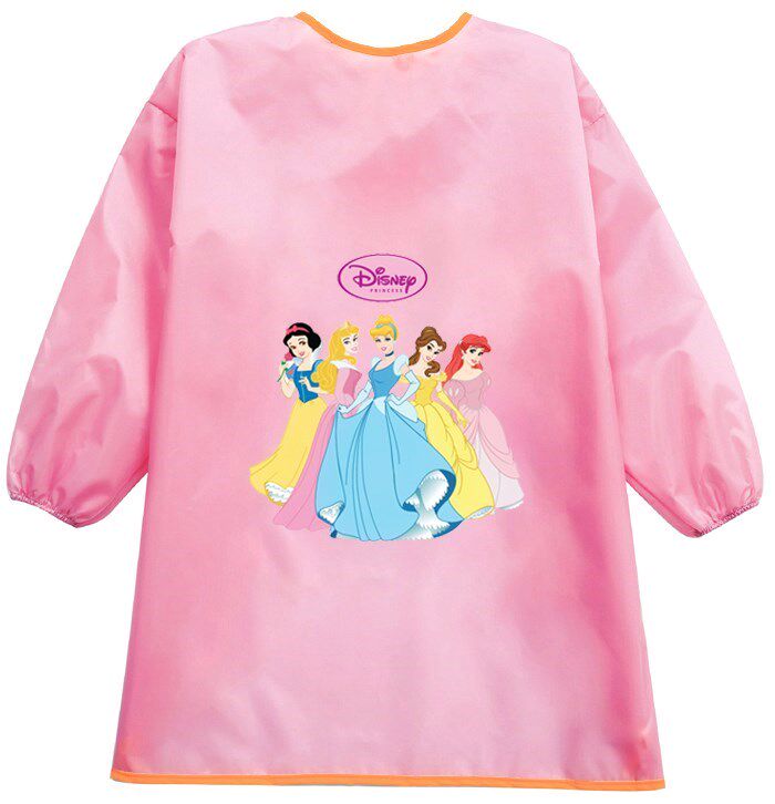  Ice-snow-edge children waterproof apron with children drawing hoods with sleeve-coated painting clothes