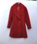 Mùa thu và mùa đông mẫu áo khoác lụa cashmere màu đỏ dày Phiên bản Hàn Quốc của áo khoác len nữ dài 155-165 - Áo Hàn Quốc áo dạ cổ lông trẻ trung