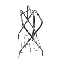 Saddle rack horse equipment all-iron pipe rack set movable folding display rack saddle equipment equestrian supplies saddle rack