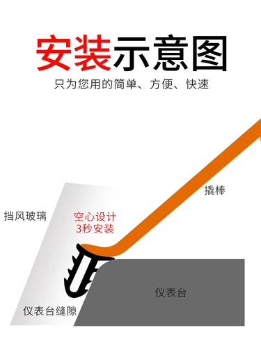 Уплотнительный инструмент для уплотнения ветрового стекла перед центральной консоли, звукоизоляция, шумоподавление и воздушное средство для пыли для универсальных модифицированных резиновых полос
