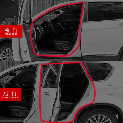 Автомобильная герметичная дверь универсальная звукоизоляционная полоса центра центра консоли капюшона Статический автомобиль Dust -Prony Rubber Rublip