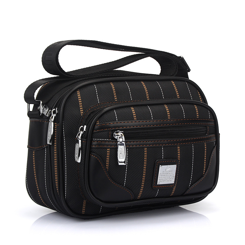 Multi-Compartment Women's Crossbody Wallet, Large-Capacity Shoulder Bag for Mothers, Business Cashier Bag, Ticket Bag, Casual Cloth Bag