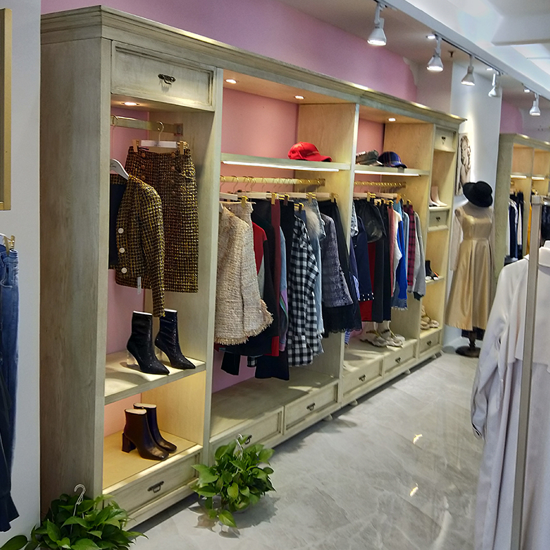 Clothing store display frame landing combination gold Zhongdao hung shoe store shoe rack footwear cabinet