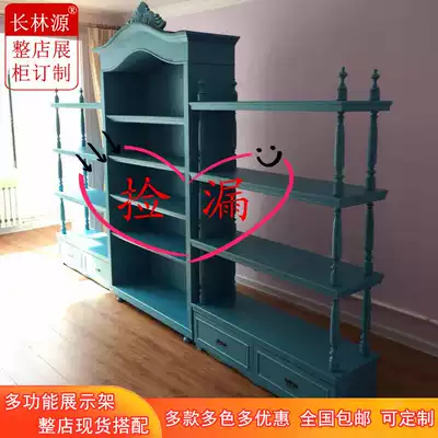 Shelf display rack product display cabinet commercial Nakajima rack bag display rack clothing store cashier counter shoe shop shoe rack