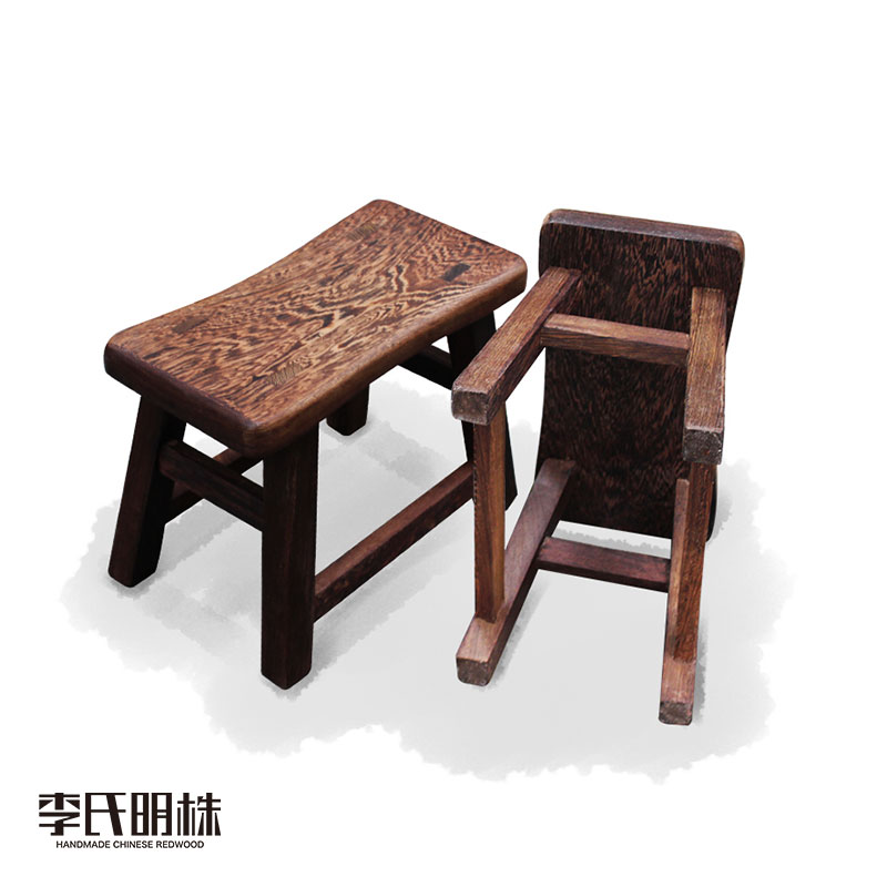 Chicken Wings Wood Small Bench Solid Wood Minima Yoda Garden Small Bench Log Sofa Stool Chinese Nostalgic Children Small Wooden Bench