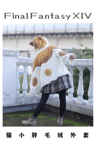 Final Fantasy 14 Cat Little Fat Permance FF14 вокруг FF14