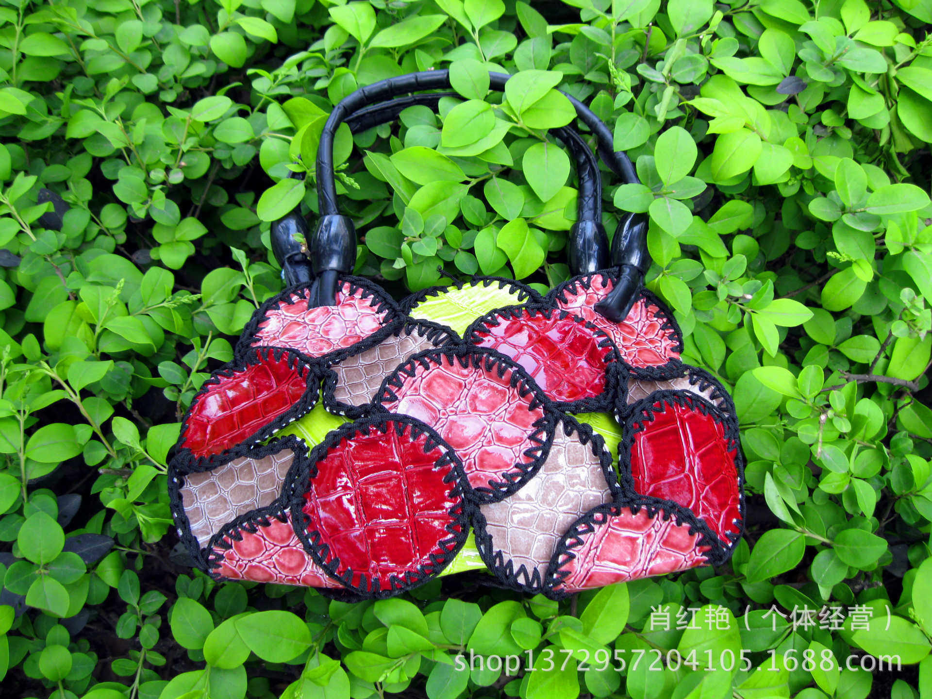 Clearance loss National style women's bag Girls gift Travel featured bag Small hand crochet patchwork leather bag