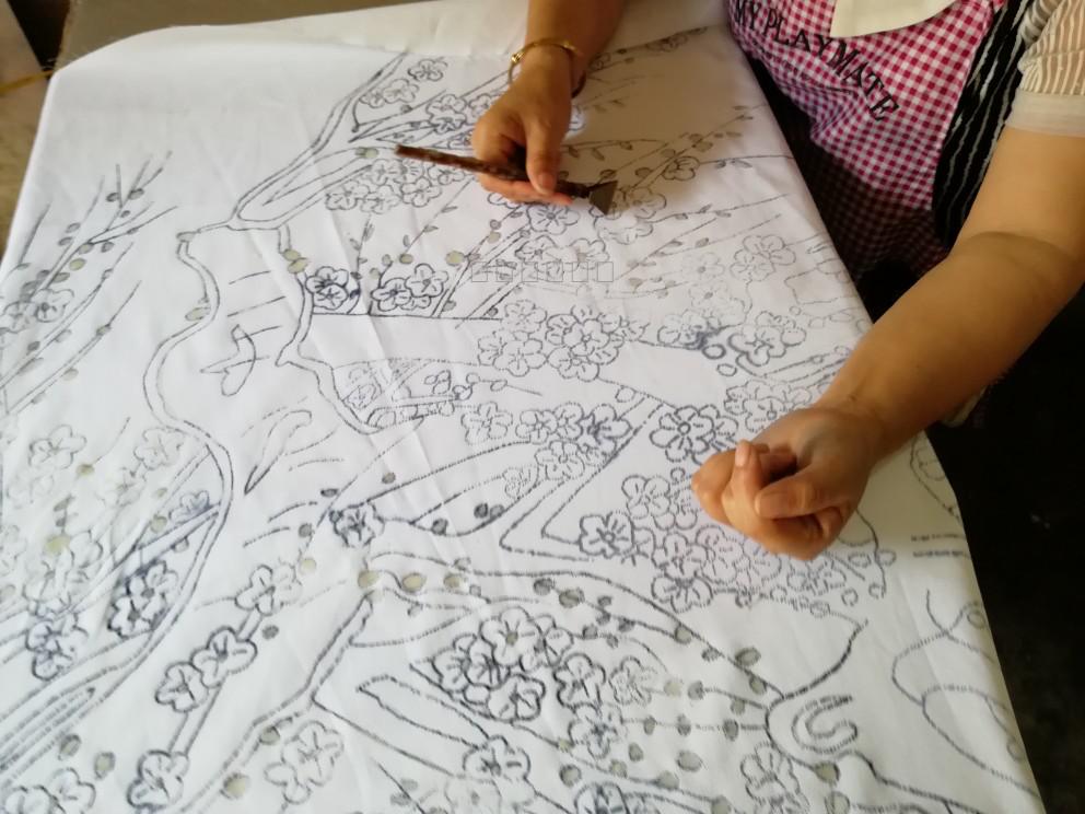 Ethnic Craft Gift Decoration Workshop - Customized Pure Handmade Batik Products Special Shooting