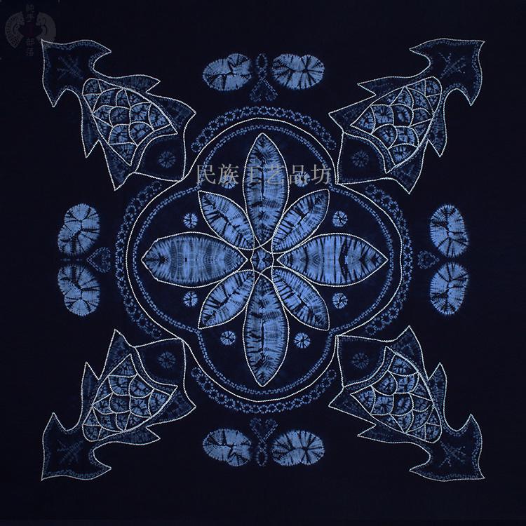 Ethnic Wind White ethnic specialities pure handmade Zdyeing table Buzzareth tablecloth Tablecloth Table Cloth Bar Tablecloth