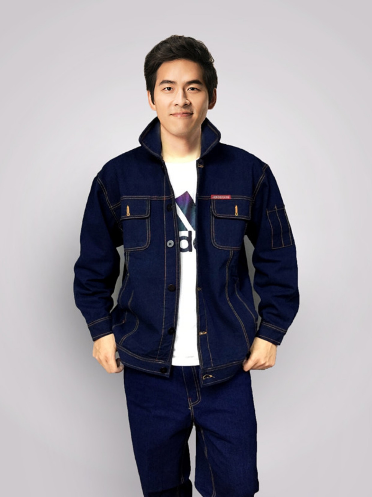 Quần áo cotton công cụ hàn tinh khiết phù hợp với quần áo nam dày mặc quần áo làm việc mùa thu và mùa đông dài tay bảo hiểm lao động quần áo làm việc áo khoác tùy chỉnh pijama nam