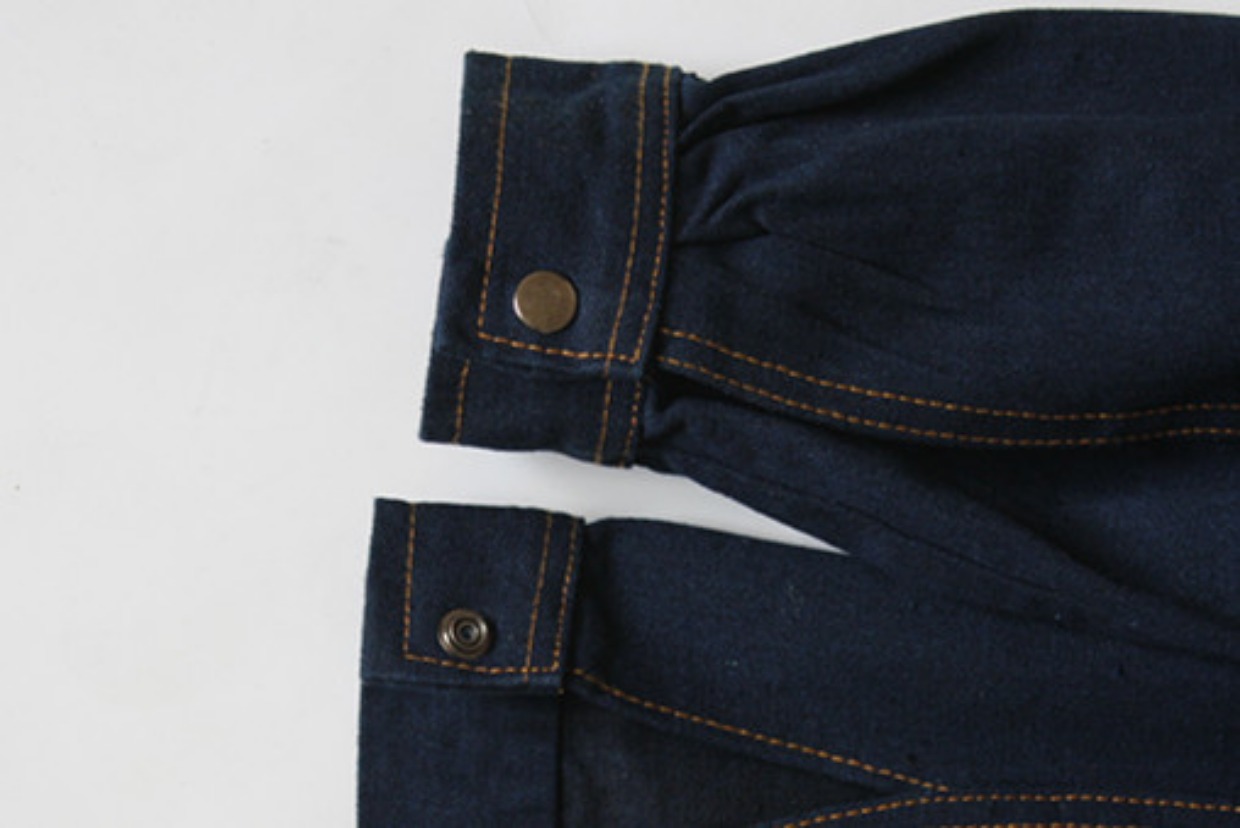 Quần yếm thợ hàn thiết lập dây kéo denim dụng cụ hàn cơ khí bảo hiểm lao động nam và nữ làm việc quần áo đặc biệt mùa thu và mùa đông đồ bộ nam trung niên