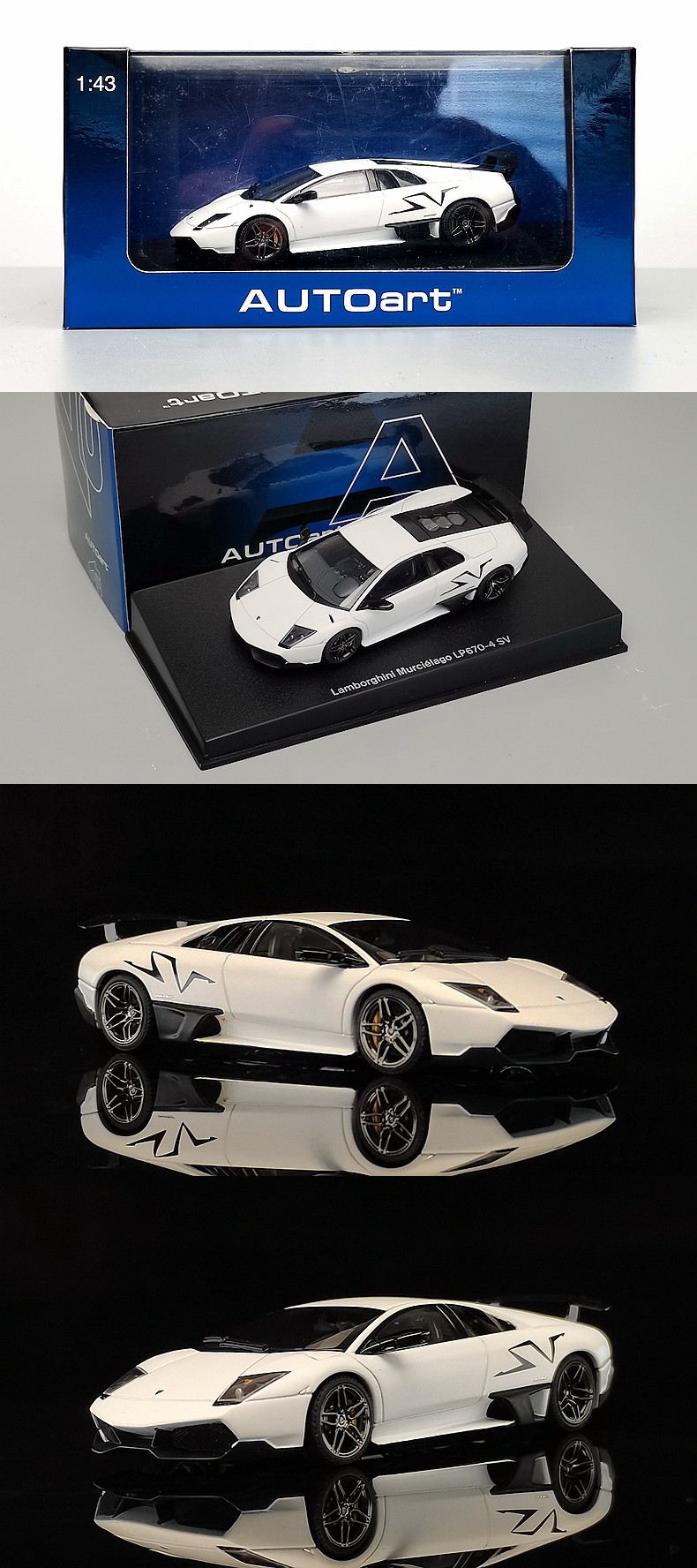 1/43 Autoart Lamborghini MURCIELAGO LP670-4SV MODEL RARE | eBay