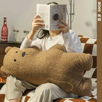 Подушка-мишка кофейного цвета