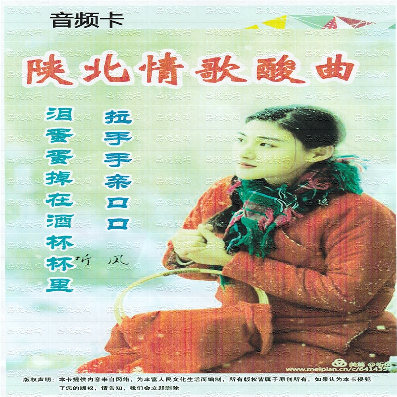 8G Memory Card TF Memory Card Shaanxi North Love Song Songs Radio RADIO CARD Singing Machine MP3 Audio