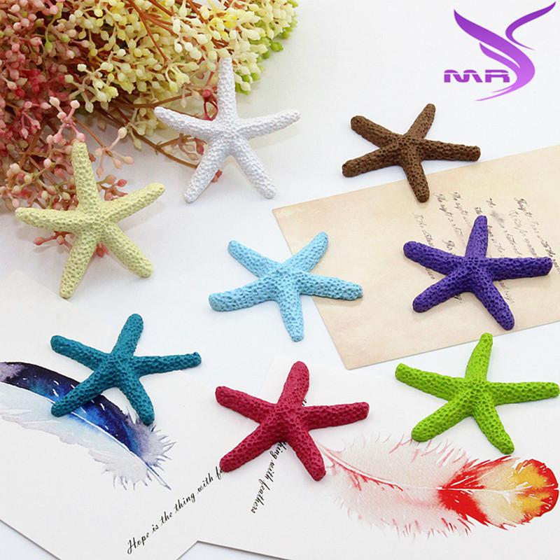 Resin mini Sea Star natural seaStar Mediterranean Style Decorative Seastar Small Seastar Resin Handicraft