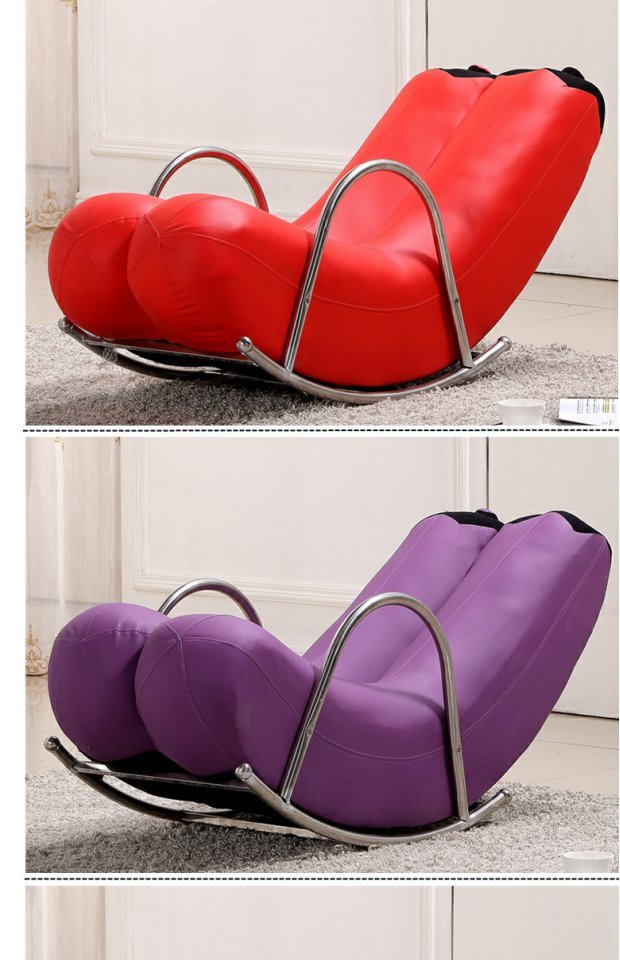 Sáng tạo đơn beanbag chuối ghế tựa rocking chair ghế xích đu dễ thương cá tính phòng ngủ hiện đại sofa căn hộ nhỏ - Ghế sô pha ghế sofa đơn nhỏ